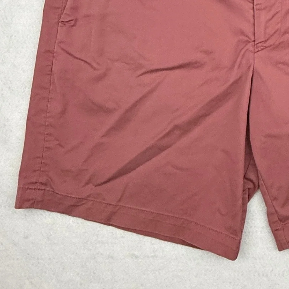 Banana Republic Core Temp Shorts Mens 38 Pink Chino Casual Stretch Cotton Blend